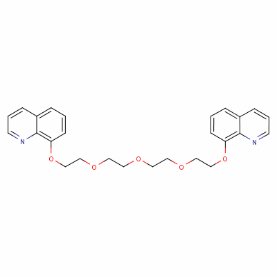 1,13-双(8-喹啉)-1,4,7,10,13-五噁十三烷结构式_57310-75-5结构式