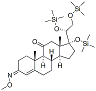 (20R)-17,20,21-三s(三甲基硅氧基)-3-(甲氧基亚氨基)--4-孕烯-11-酮结构式_57325-72-1结构式