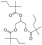 Tris(2,2-dimethylpentanoic acid)1,2,3-propanetriyl ester Structure,57346-62-0Structure