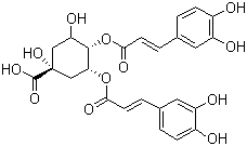 异绿原酸C（4,5-二咖啡酰奎宁酸）结构式_57378-72-0结构式