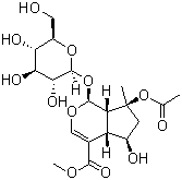 8-O-乙酰山栀苷甲酯结构式_57420-46-9结构式