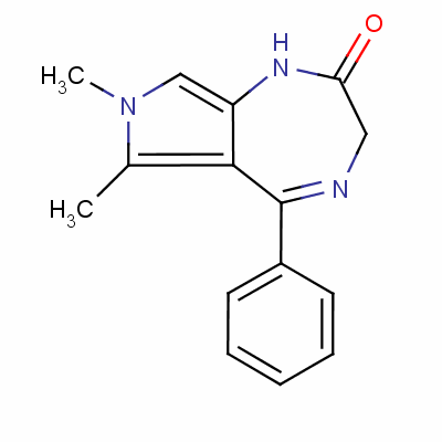 普瑞西泮结构式_57435-86-6结构式