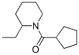 1-(Cyclopentylcarbonyl)-2-ethyl-piperidine Structure,574718-40-4Structure