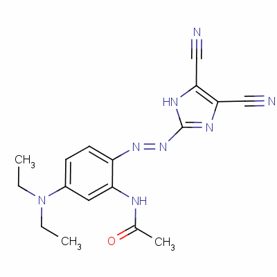 N-[2-[(4,5-dicyano-1h-imidazol-2-yl)azo]-5-(diethylamino)phenyl ]acetamide Structure,57564-13-3Structure