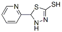 5-吡啶-2-基-4,5-二氢-1,3,4-噻二唑-2-硫醇结构式_5757-43-7结构式