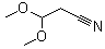 3,3-Dimethoxypropanenitrile Structure