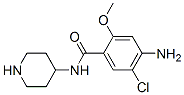 4-氨基-5-氯-2-甲氧基-N-哌啶-4-苯甲酰胺结构式_57645-49-5结构式