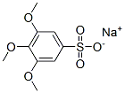 3,4,5-Trimethoxybenzenesulfonic acid sodium salt Structure,57665-63-1Structure