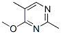 (7CI,8CI,9CI)-4-甲氧基-2,5-二甲基嘧啶结构式_5767-72-6结构式