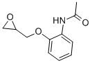 N1-[2-(oxiran-2-ylmethoxy)phenyl]acetamide Structure,57682-11-8Structure