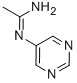 Ethanimidamide, n-5-pyrimidinyl-, (z)-(9ci) Structure,57705-39-2Structure