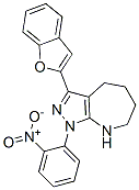 (9ci)-3-(2-苯并呋喃)-1,4,5,6,7,8-六氢-1-(2-硝基苯基)-吡唑并[3,4-b]氮杂卓结构式_577958-60-2结构式