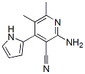 (9ci)-2-氨基-5,6-二甲基-4-(1H-吡咯-2-基)-3-吡啶甲腈结构式_577989-69-6结构式