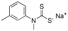 N-methyl-n-(m-tolyl)dithiocarbamic acid sodium salt Structure,57802-70-7Structure