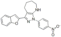 (9ci)-3-(2-苯并呋喃)-1,4,5,6,7,8-六氢-1-(4-硝基苯基)-吡唑并[3,4-b]氮杂卓结构式_578704-16-2结构式