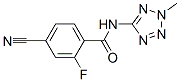 Benzamide,4-cyano-2-fluoro-n-(2-methyl-2h-tetrazol-5-yl)-(9ci) Structure,578723-64-5Structure