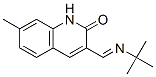 2(1H)-quinolinone,3-[[(1,1-dimethylethyl)imino]methyl ]-7-methyl-(9ci) Structure,578752-46-2Structure