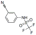 Methanesulfonamide,n-(3-cyanophenyl)-1,1,1-trifluoro- Structure,57946-16-4Structure