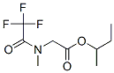 N-methyl-n-(trifluoroacetyl)glycine 1-methylpropyl ester Structure,57983-20-7Structure