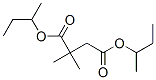 2,2-Dimethylbutanedioic acid bis(1-methylpropyl) ester Structure,57983-28-5Structure