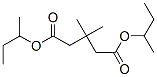 3,3-Dimethylpentanedioic acid bis(1-methylpropyl) ester Structure,57983-32-1Structure