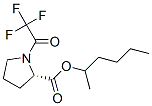 1-(Trifluoroacetyl)-l-proline 1-methylpentyl ester Structure,57983-56-9Structure