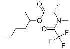 N-methyl-n-(trifluoroacetyl)-l-alanine 1-methylpentyl ester Structure,57983-57-0Structure