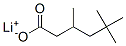 Hexanoic acid,3,5,5-trimethyl-,lithium salt Structure,57991-25-0Structure