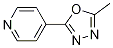 2-Methyl-5-(pyridin-4-yl)-1,3,4-oxadiazole Structure,58022-65-4Structure