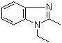 N-Ethyl-2-methylbenzimidazole Structure