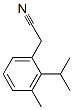 Benzeneacetonitrile,3-methyl-2-(1-methylethyl)-(9ci) Structure,58050-29-6Structure