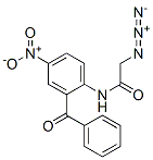 2-叠氮基-N-(2-苯甲酰基-4-硝基苯基)乙酰胺结构式_58077-08-0结构式