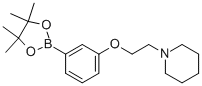 1-(2-[3-(4,4,5,5-Tetramethyl-[1,3,2]dioxaborolan-2-yl)-phenoxy]-ethyl)-piperidine Structure,581065-57-8Structure