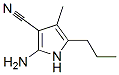 1H-pyrrole-3-carbonitrile,2-amino-4-methyl-5-propyl- Structure,58121-03-2Structure