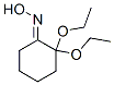 Cyclohexanone,2,2-diethoxy-,oxime (9ci) Structure,58158-89-7Structure