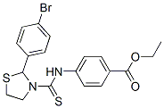 (9ci)-4-[[[2-(4-溴苯基)-3-噻唑啉基]硫氧代甲基]氨基]-苯甲酸乙酯结构式_581781-19-3结构式