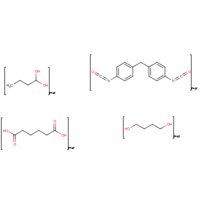 Poly[4,4’-methylenebis(phenyl isocyanate)-alt-1,4-butanediol /poly(butylene adipate)] Structure,58180-53-3Structure