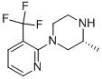 (R)-3-甲基-1-[3-(三氟甲基)吡啶-2-基]哌嗪结构式_582325-05-1结构式