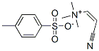 (Z)-(2-氰基乙烯基)三甲基铵对甲苯磺酸盐结构式_58311-73-2结构式