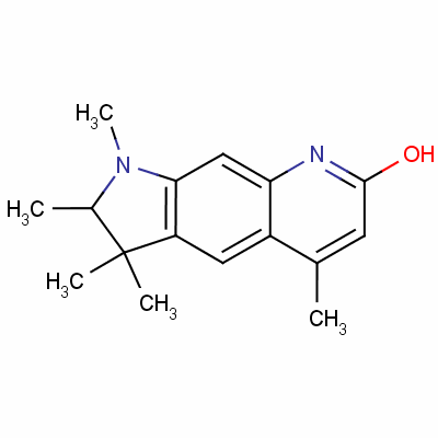 1,2,3,8-Tetrahydro-1,2,3,3,5-pentamethyl-7h-pyrrolo[3,2-g]quinolin-7-one Structure,58336-37-1Structure