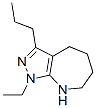 Pyrazolo[3,4-b]azepine,1-ethyl-1,4,5,6,7,8-hexahydro-3-propyl-(9ci) Structure,583811-53-4Structure