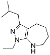 (9ci)-1-乙基-1,4,5,6,7,8-六氢-3-(2-甲基丙基)-吡唑并[3,4-b]氮杂卓结构式_583811-70-5结构式