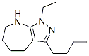 Pyrazolo[3,4-b]azepine,3-butyl-1-ethyl-1,4,5,6,7,8-hexahydro-(9ci) Structure,583811-95-4Structure