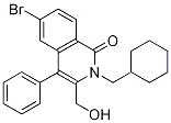 6-Bromo-2-(cyclohexylmethyl)-3-(hydroxymethyl)-4-phenyl-1(2h)-isoquinolinone Structure,583832-09-1Structure