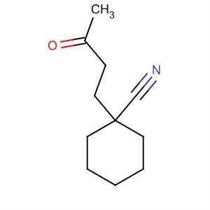 1-(3-氧代丁基)环己烷甲腈结构式_58422-83-6结构式