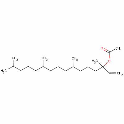 1,5,9,13-Tetramethyl-1-vinyltetradecyl acetate Structure,58425-36-8Structure