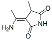 3-(1-氨基亚乙基)-4-甲基-2,5-吡咯烷二酮结构式_58467-29-1结构式