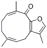 (5E,9e)-7,8-dihydro-3,6,10-trimethylcyclodeca[b]furan-11(4h)-one Structure,58511-21-0Structure