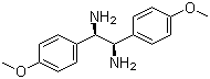 (1R,2R)-(+)-1,2-二(4-甲氧基苯基)-乙二胺结构式_58520-04-0结构式