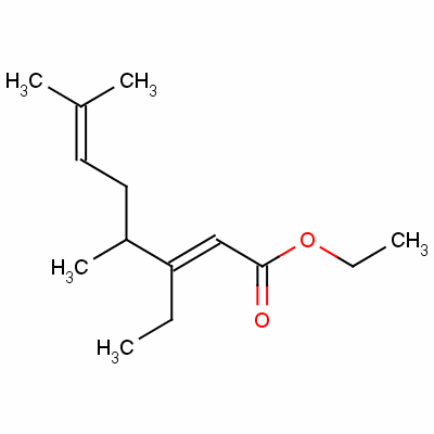 Ethyl 3-ethyl-4,7-dimethyl-2,6-octadienoate Structure,58535-01-6Structure